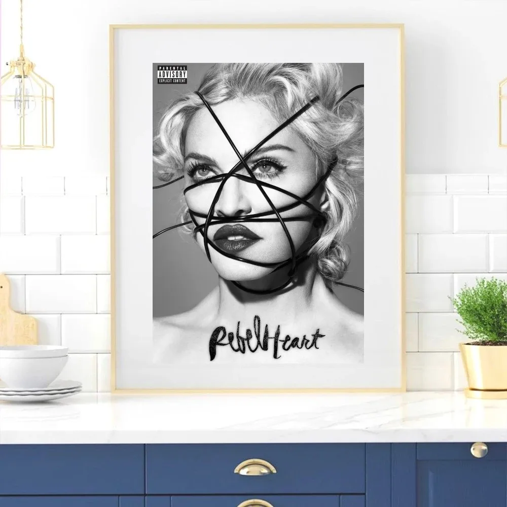 Постер Мадонны и певицы декор для домашней комнаты гостиная спальня