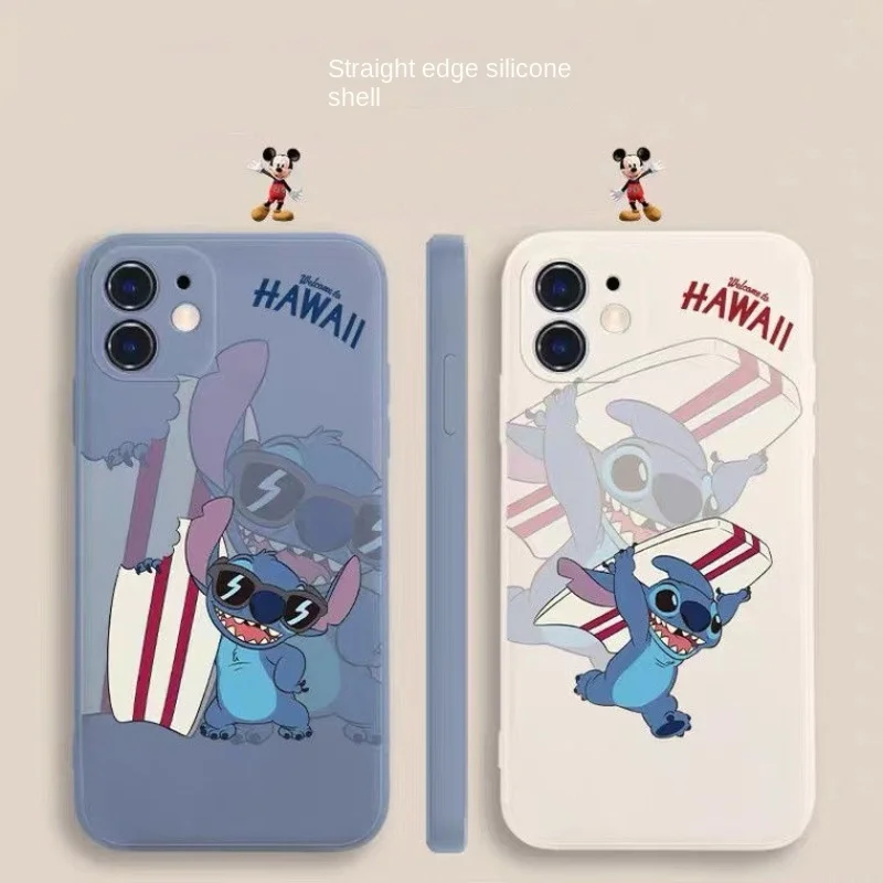 

Bandai Disney Cartoon All-Inclusive Shockproof Phone Case for Iphone 13 12 11 Pro Mini XS MAX 8 7 Plus X XR Silicone Soft Cover