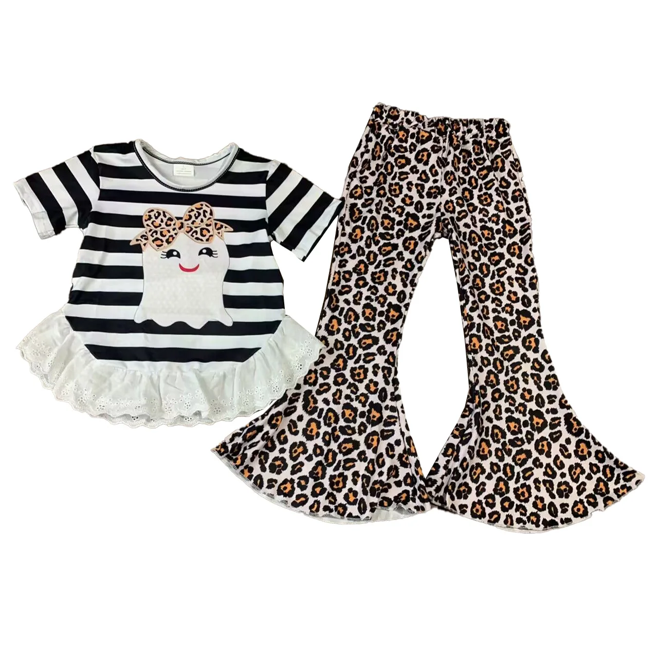 

Hot selling boutique children's clothing girl suit Halloween custom NO moq wholesale little girl baby suit