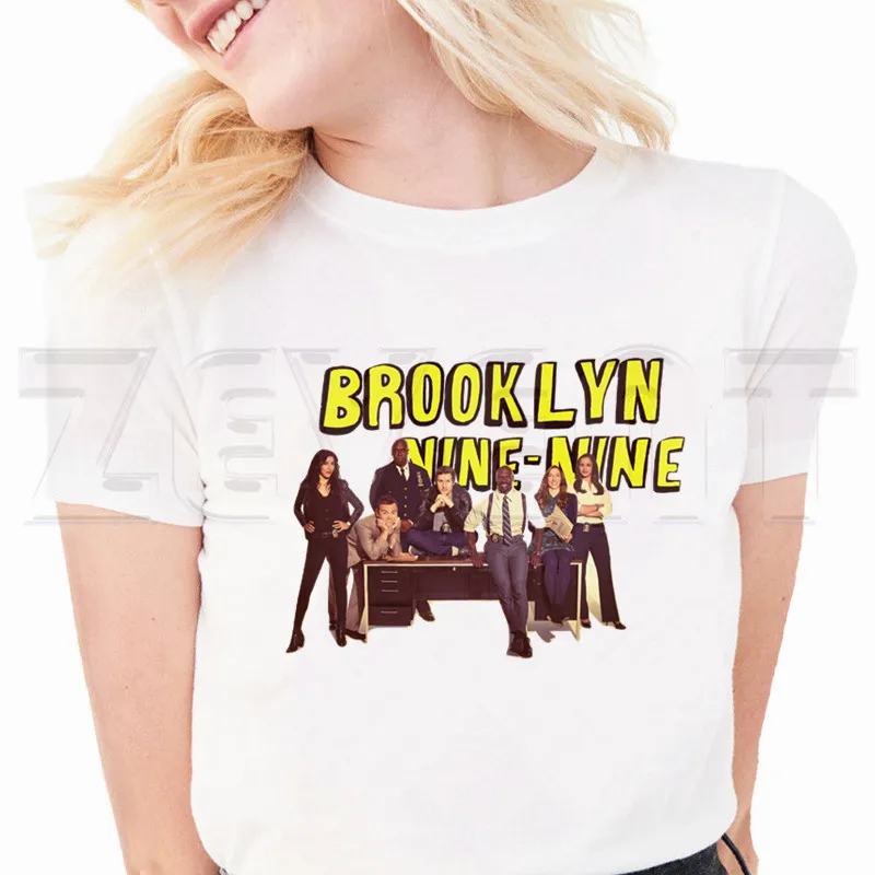 

Футболка Brooklyn Nine Brooklyn 99, летняя повседневная женская футболка, Женские топы с коротким рукавом, футболки
