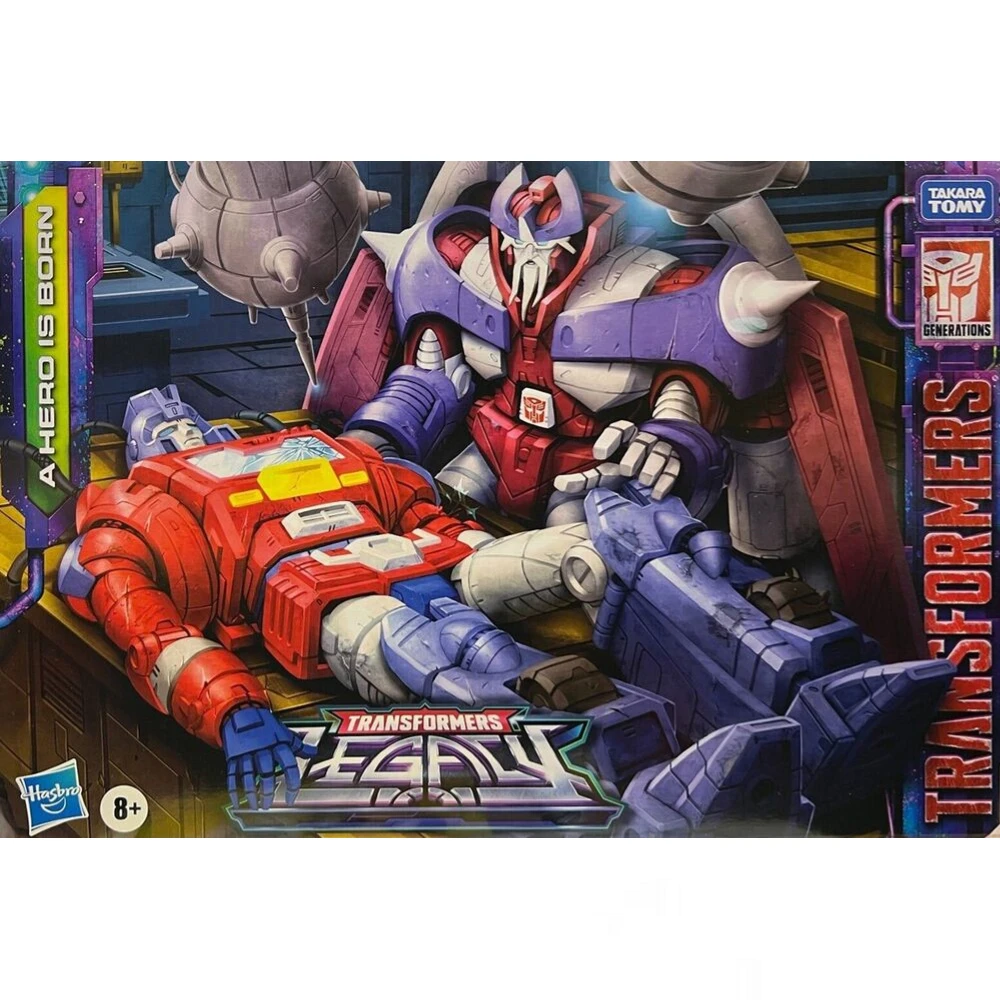 

Spot TAKARA TOMY Transformers SDCC 2022 Legacy A Hero Is Born Alpha Trion Orion Pax Sigma Movable Doll Toy Gift Collection