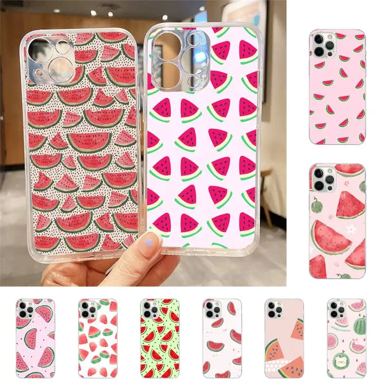 

Summer Cartoon Watermelon Phone Case For Iphone 7 8 Plus X Xr Xs 11 12 13 Se2020 Mini Mobile Iphones 14 Pro Max Case