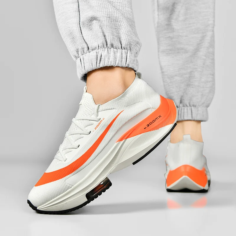 Мужские спортивные кроссовки на воздушной подушке для марафона дышащие легкие