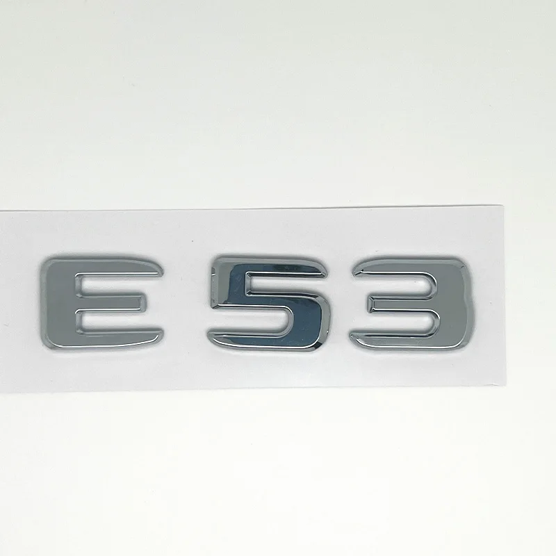 3D ABS Chrome автомобильные буквы логотипа E53 Fender TURBO 4MATIC эмблема значок задняя звезда AMG наклейка для Mercedes Benz AMG E53 W213 W212