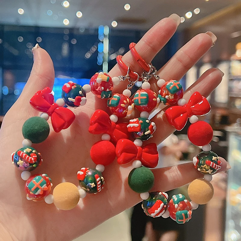 1 шт. милая креативная рождественская цепочка для телефона кулон анти-потерянный
