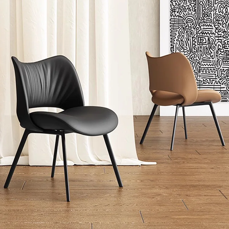 

Дизайнерские стулья для кафе в скандинавском стиле, офисные компьютерные роскошные современные обеденные стулья, эргономичная мебель для дома YX50DC