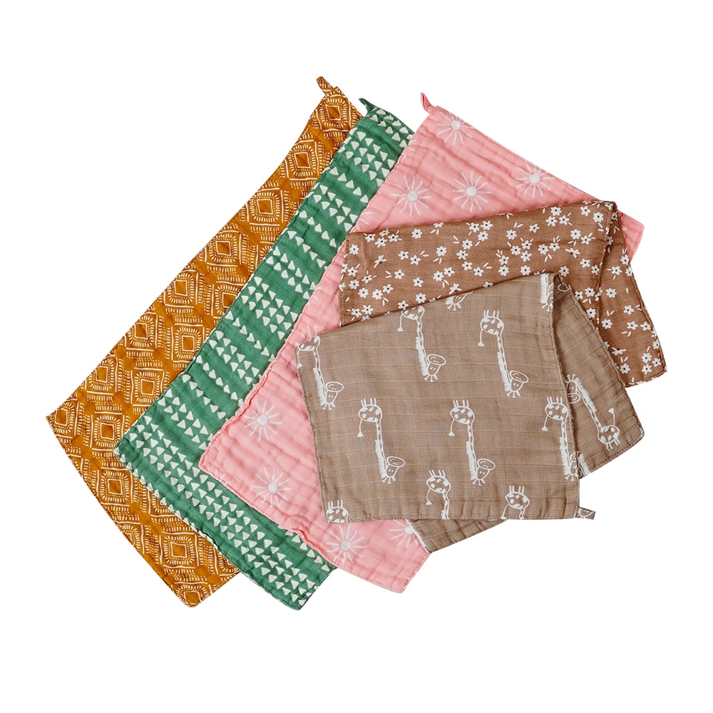 Мягкое Полотенце для ухода Happyflute из 100% хлопка воздухопроницаемое 28*50 см 3 шт.