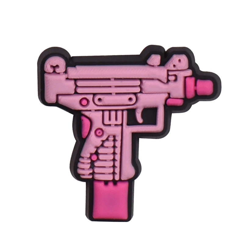 Игрушечный пистолет шармы для обуви Кроксы сандалии женские сабо булавки