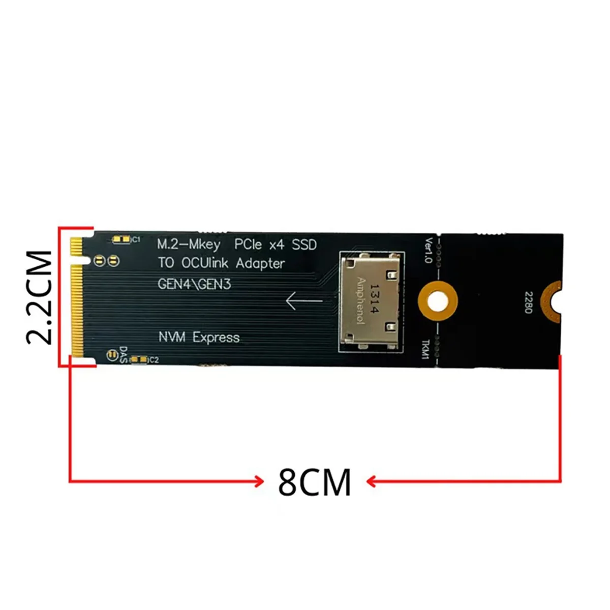 M.2 M-Key PCIe X4 SSD к U.2 OCUlink SFF-8612 адаптер Gen4/Gen3 для 2 5 дюймового NVME U.2(SFF 8639)SSD PCI-E NGFF карта