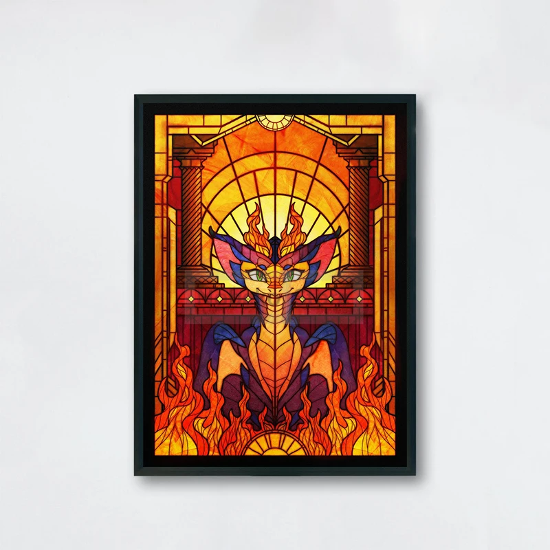 Постер League of Legends Aphelios Lux Jhin Smolder печать на холсте