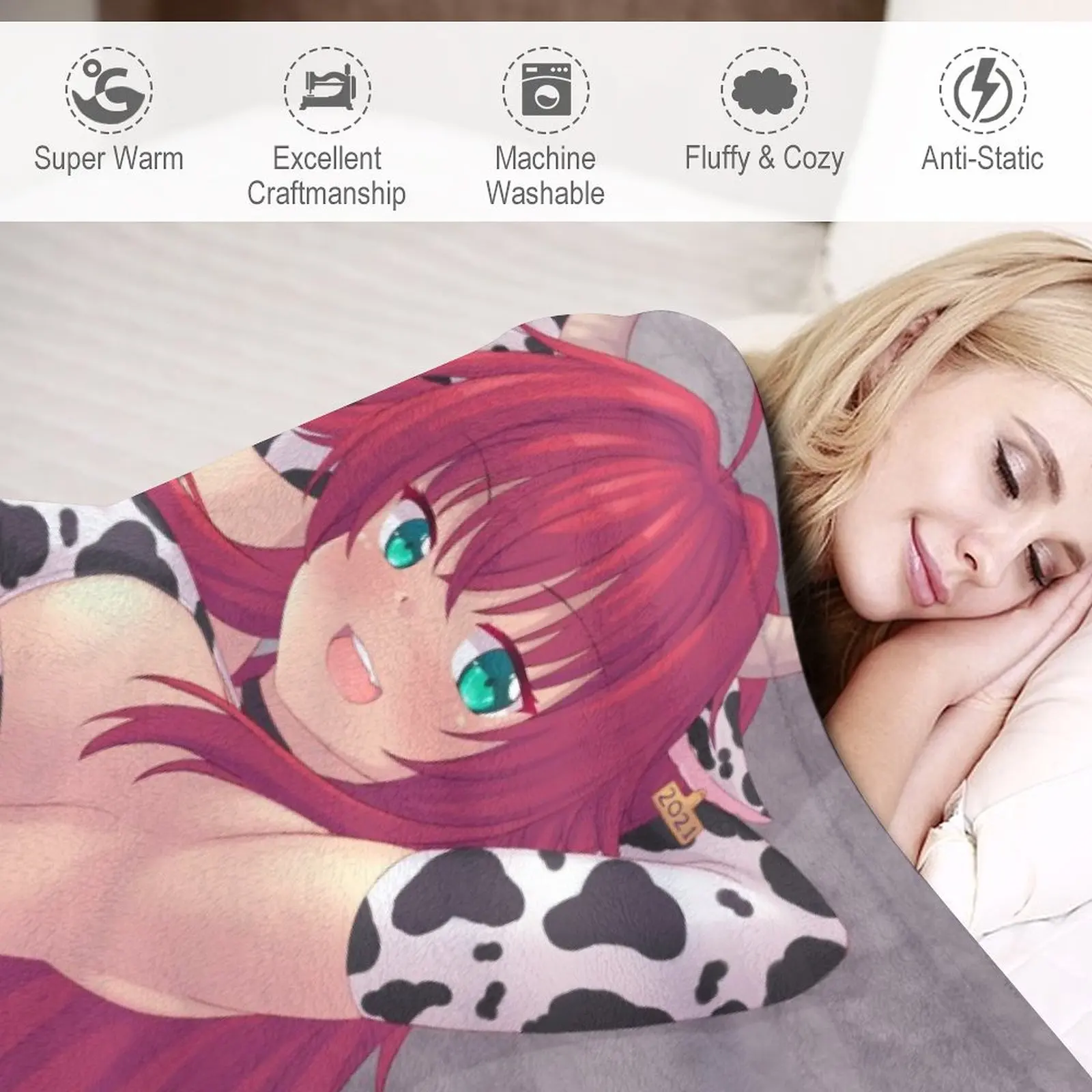 Флисовое фланелевое одеяло rias _ Gremory (20) роскошное мягкое уютное покрывало для