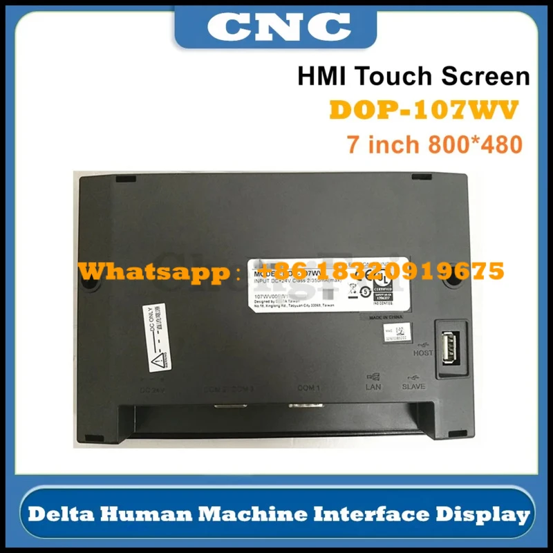 Фото 7-дюймовый сенсорный экран Delta DOP-107WV HMI с ЧПУ, дисплей с интерфейсом человеческой машины, замена DOP-B07S411 DOP-B07SS411 B07S410 №3