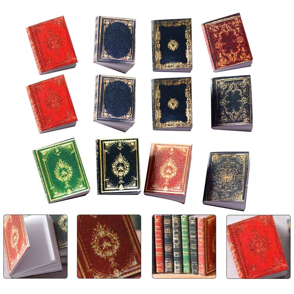 

Dollhouse Miniature Books Library Accessories Book Mini Dolls Bible Tiny Doll Furnitures