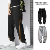 casual loose sweatpants mens spring and summer casual trousers knitted trousers