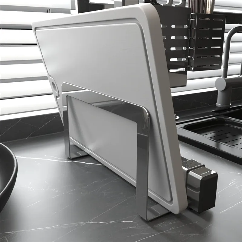 Кухонная стойка для хранения раковины многофункциональная чашек из нержавеющей