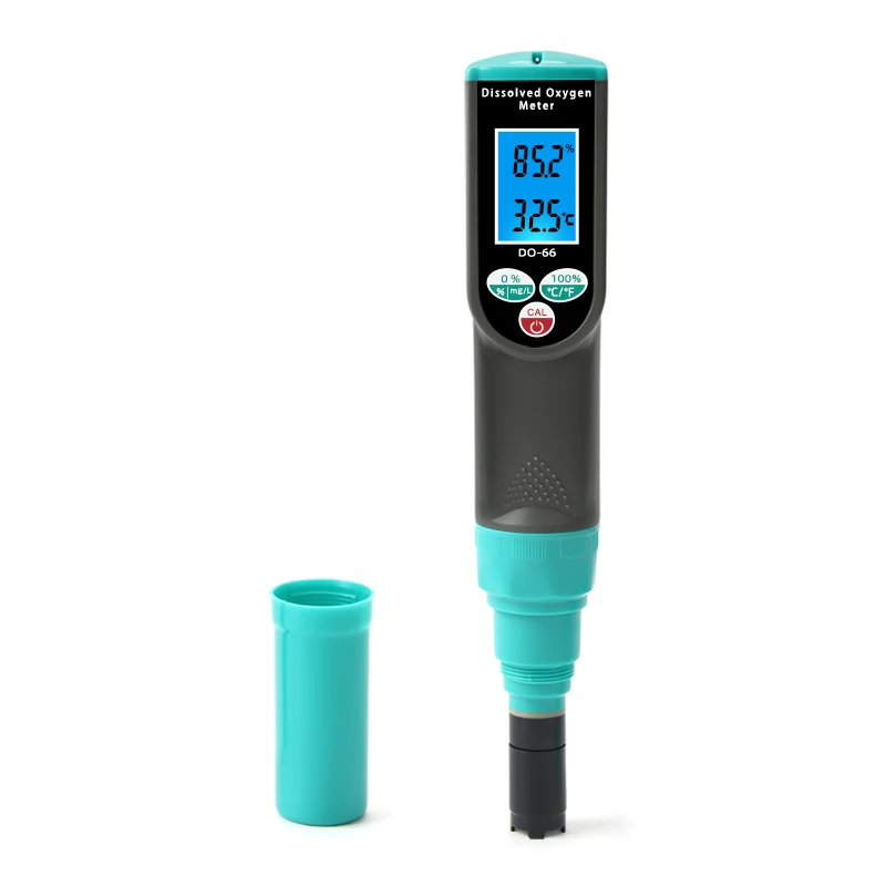 

Dissolved Oxygen Meter Analyzer Probe Sensor Oxygen Tester Two-Point Range 0-199.9% for Aquarium Fish tank Aquaculture