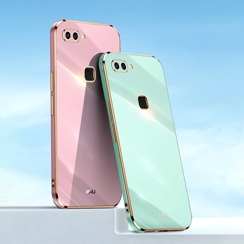 Роскошный чехол с кольцом-держателем для VIVO X20 Plus X20A Global мобильный телефон задняя