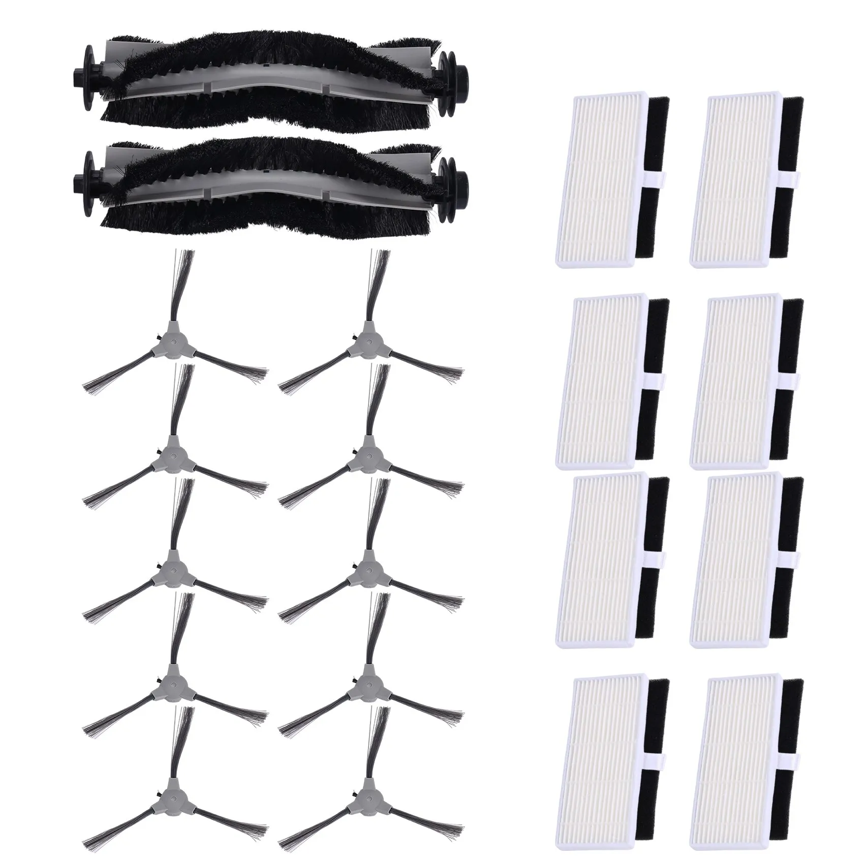 

Roll Main Brush Filter Side Brush for R550 R500+ R600 R650 R750 Robot Vacuum Cleaner Parts