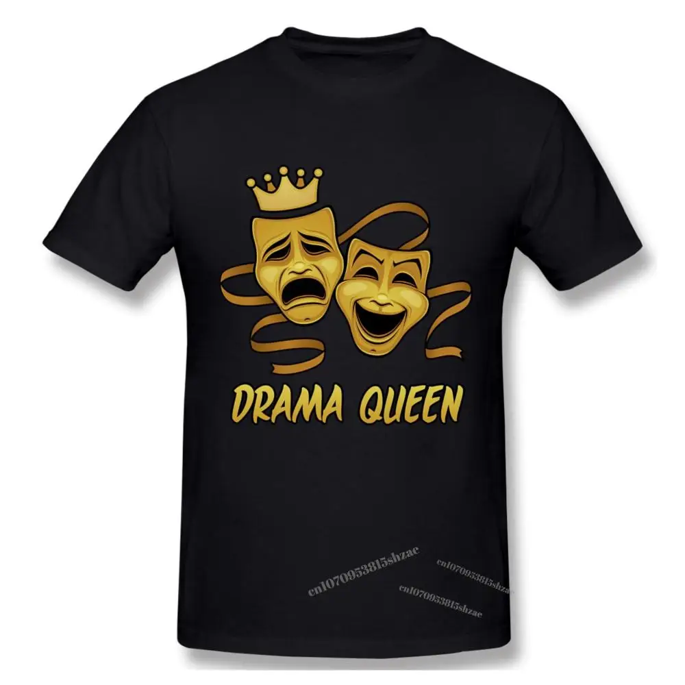 

Drama Queen Comedy And Tragedy Gold Theater Masks Tshirt man T Shirt Woman