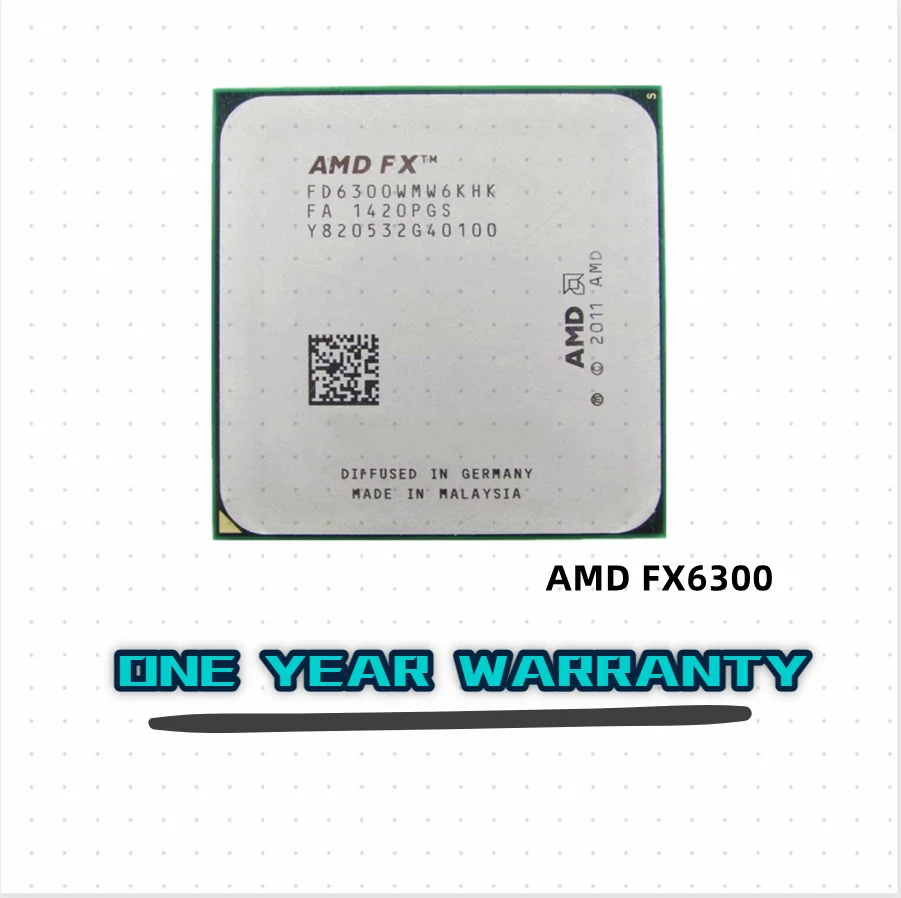AMD FX-Series FX6300 FX 6300 3.5 GHz Six-Core CPU Processor FD6300WMW6KHK Socket AM3+