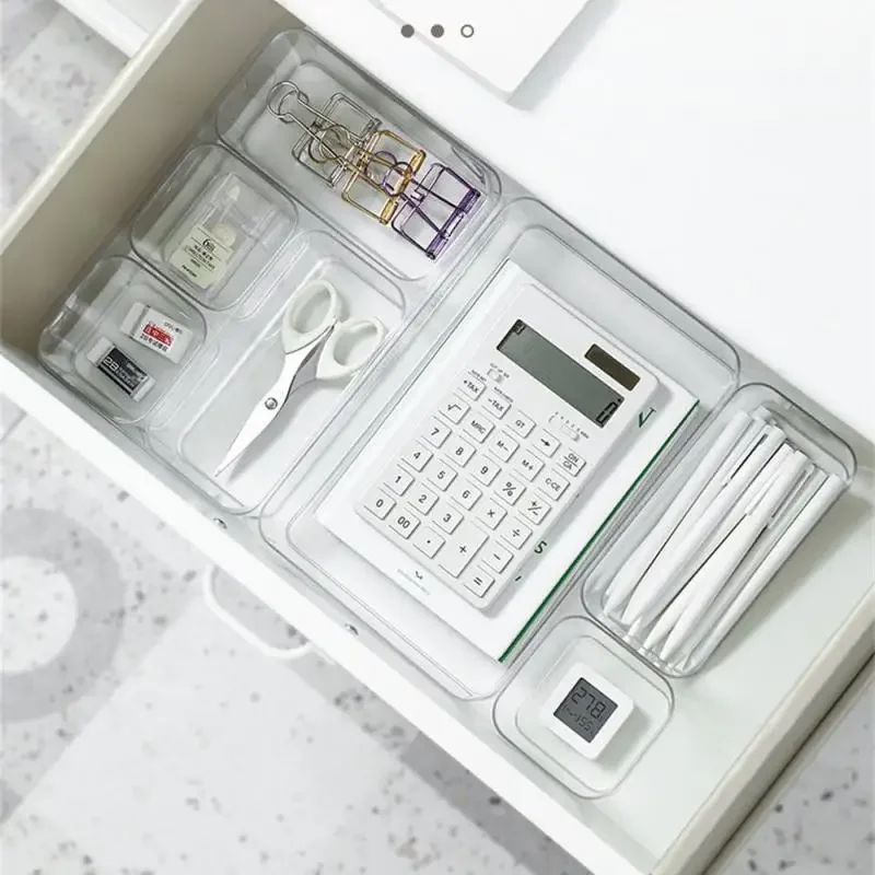 Набор неограниченных органайзеров для стола и ящиков пластиковый органайзер