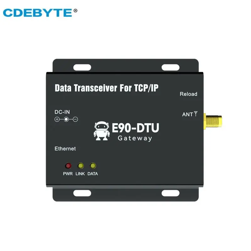 

Ethernet LoRa 915MHz CDEBYTE E90-DTU(900SL22-ETH)-V2.0 MQTT 22dBm 8V~28V 5km RSSI SMA-K TCP UDP Transceiver Modem