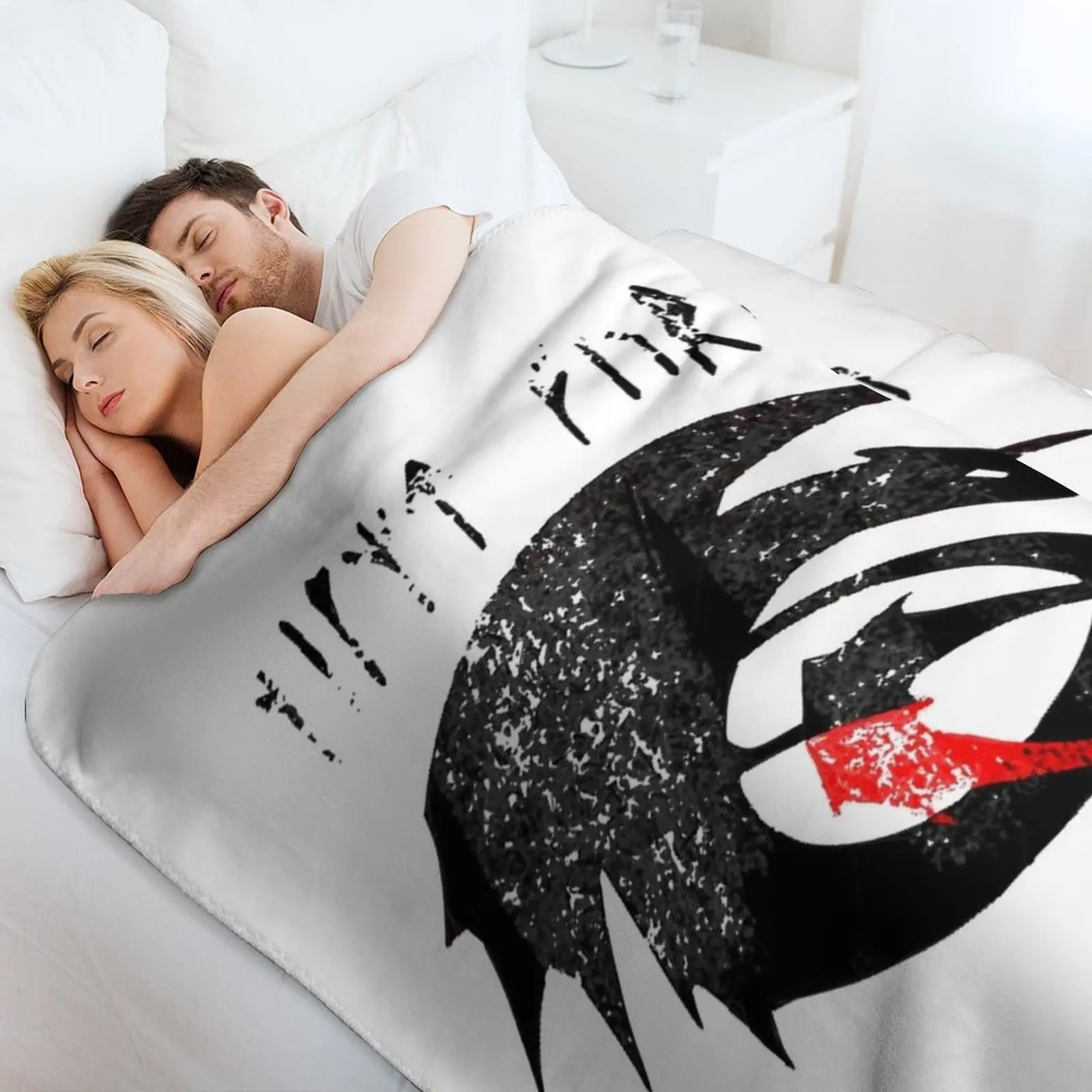 Фото Плед HTTYD Strike Class Symbol, устойчивый к пятнам, уютный и теплый плед №4