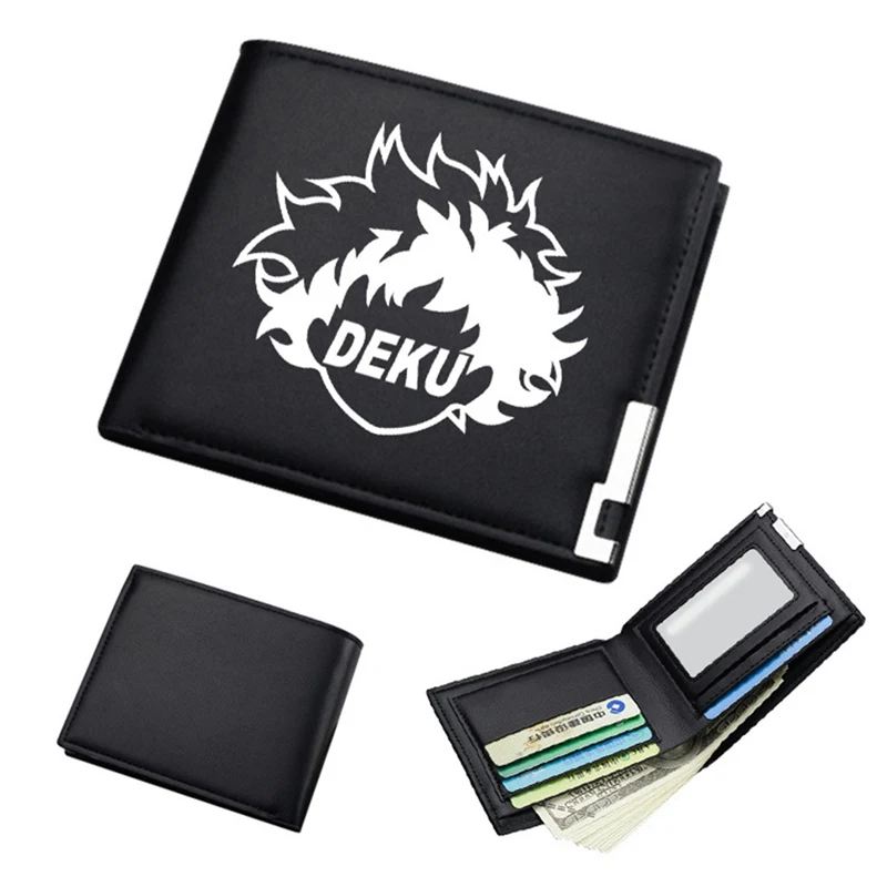 

Мой Boku No Hero академический Косплей кошелек из искусственной кожи, короткий кошелек с отделением для карт, кошелек для монет, сумка для денег, ...