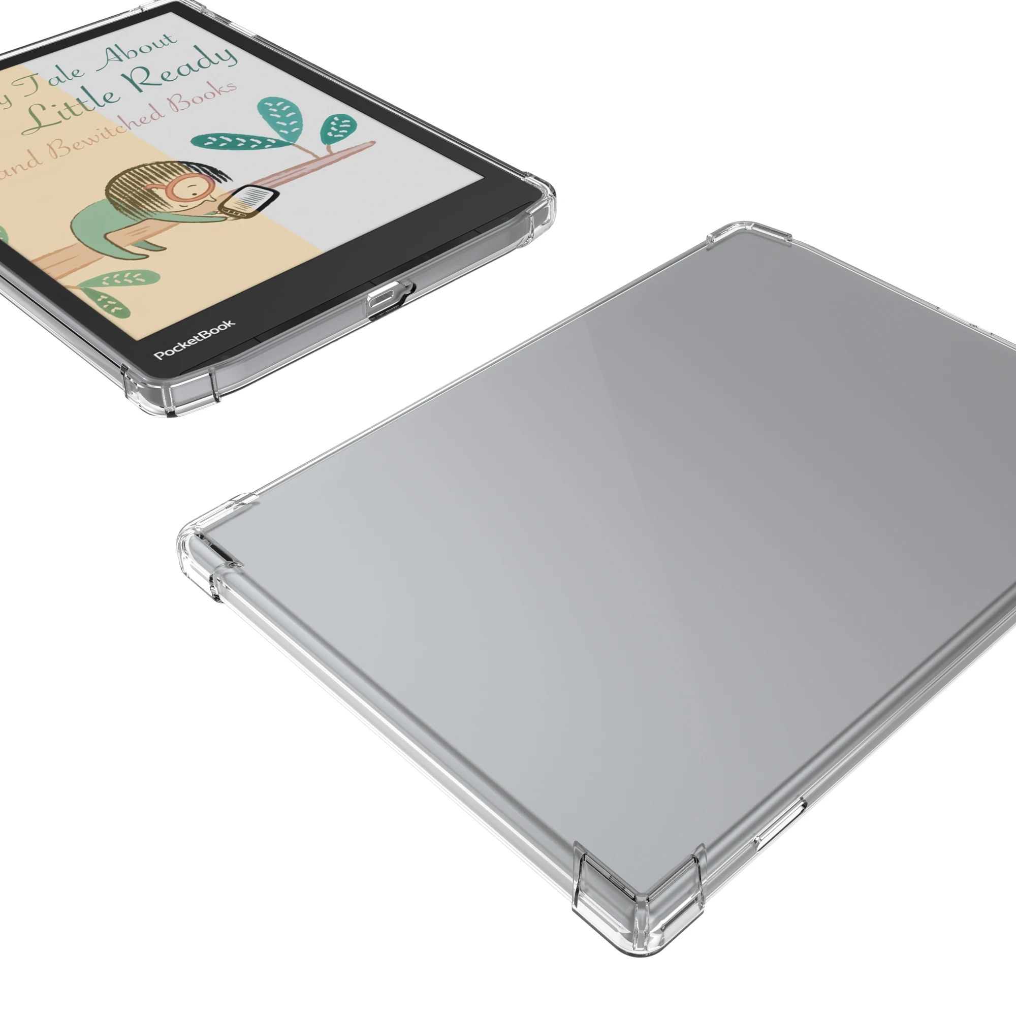 Фото Прозрачный чехол для электронной книги Vivlio InkPad Color 3/Vivlio InkPad 4, 7,8 дюйма — легкая прозрачная силиконовая гибкая мягкая задняя крышка №3