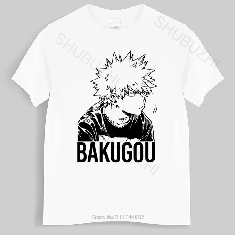 

Men Cotton T Shirt Summer Brand Tshirt Anime My Hero Academia Izuku Midoriya Cosplay Boku No Hero Academia T-shirts