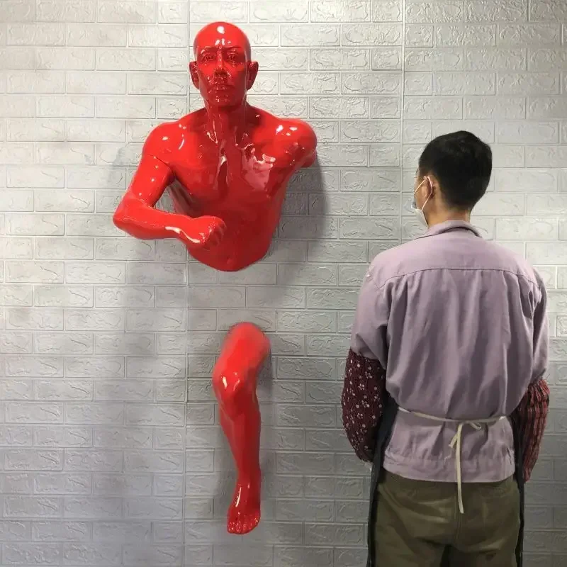 Гальваника через стену Фигурка настенная подвеска Трехмерная скульптура из