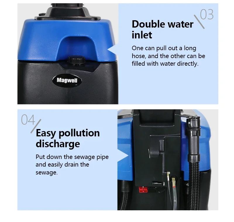 Скребок для пола Magwell C460S с аккумулятором