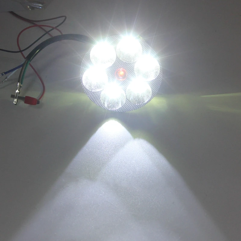 

DC12-85V Motorcycle LED Headlight Far Near Light Electric Car Built-in Spotlight