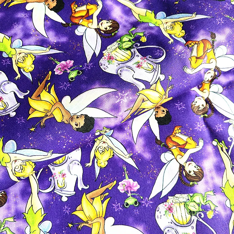 Бесплатная доставка фиолетовая Милая Цветочная фея для девочек из мультфильма