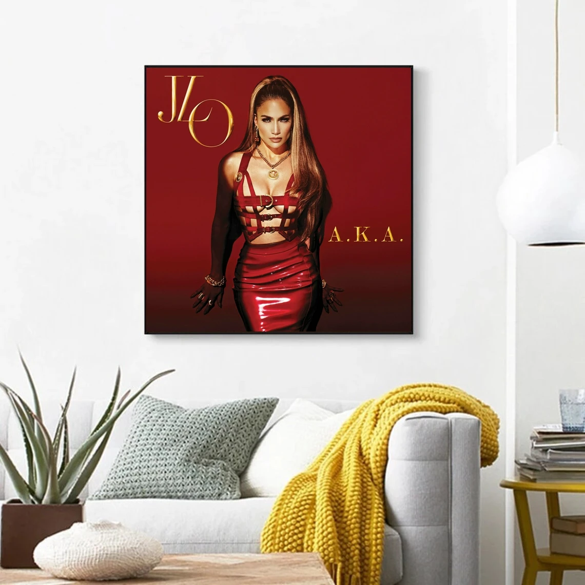 Дженнифер Лопес А.К.А. Музыкальный альбом постер холст художественный принт
