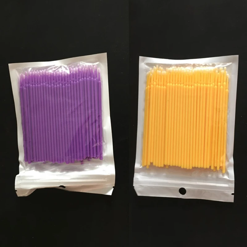 

100pcs/lot Auto Mini Head Brush Car Maintenance Tools Brushes Paint Touch-up Brushes Small Tip