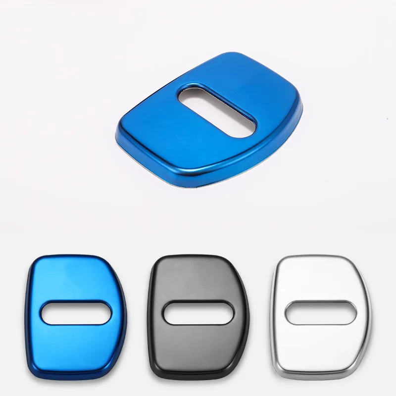 

4PCS Three Colors Car Door Lock Decorative Covers Door Buckle Cap Protector Car Styling For Cadillac Buick Car Accessories