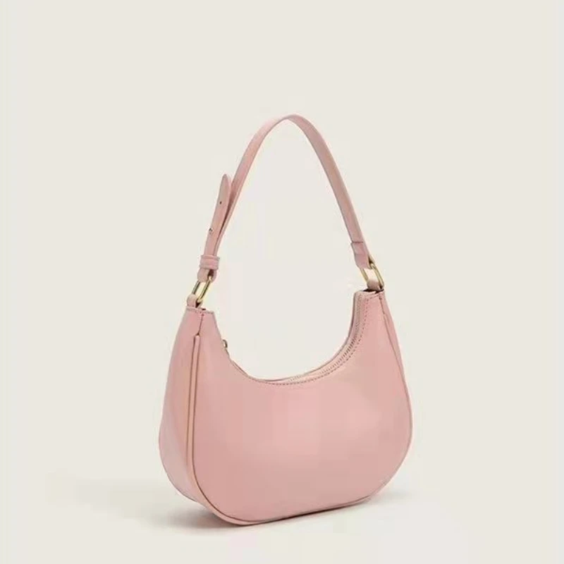 

PU Leather Underarm Shoulder Bags Handbags for Women Vintage Saddle Shaped Armpit Women Bag Handbag Clutch Bag Bolsas Femininas