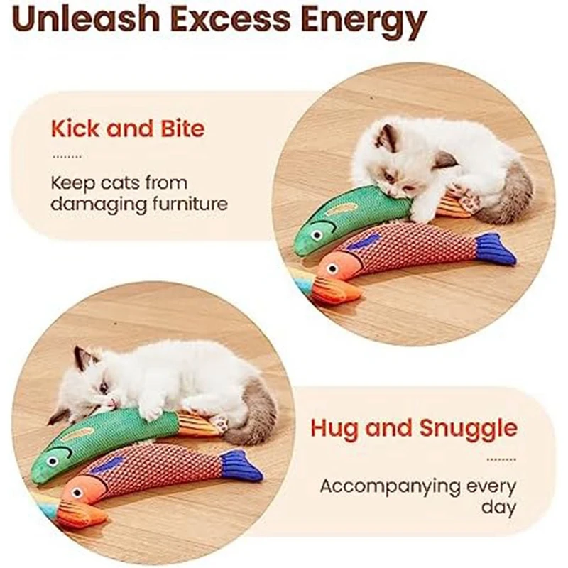 3 шт. игрушки для кошек саури рыба жевательная игрушка кошачьей мяты домашних