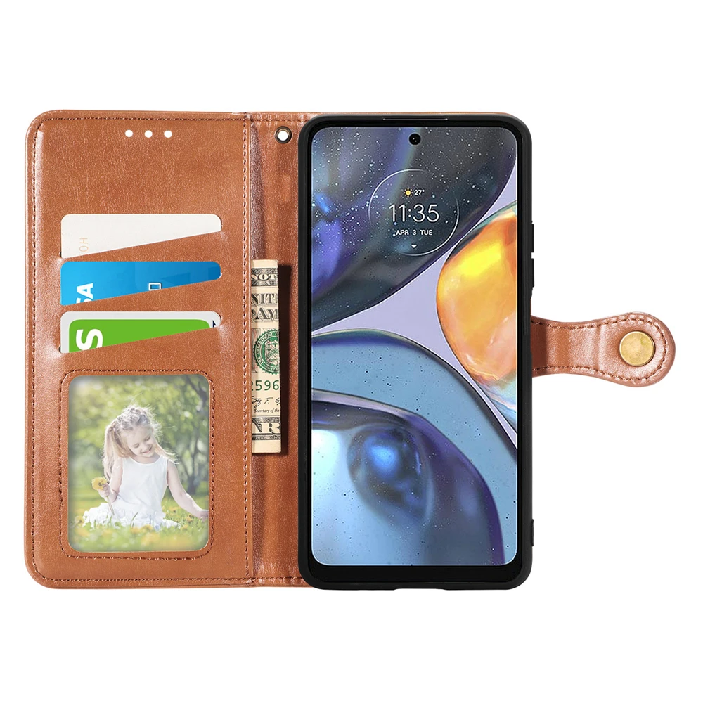 Фото Новый стиль, чехлы для телефонов Fujitsu FCNT ARROWS WE2 Plus RAKURAKU F-53E F-51E F-52E A401FC LITE MR01, чехол с минималистичной пряжкой из кожи №4