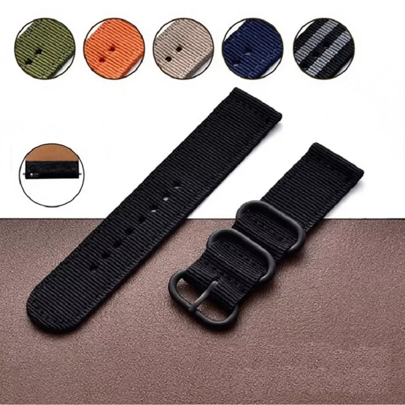 

22mm Premium Nato Nylon Strap Watch Band for Garmin Fenix 5 / Instinct / Forerunner 935 945 Approach S60 S62 D2