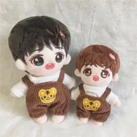 handmade 15cm 20cm doll clothes corduroy cute animal suspender suit doll clothes without dolls
