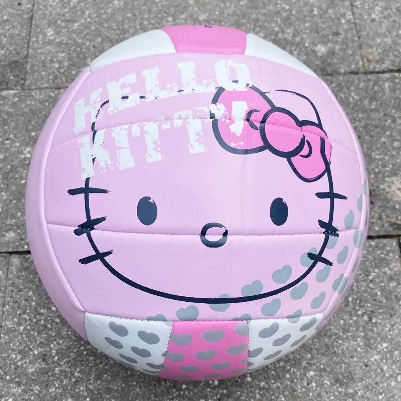 

Машинка для волейбола Hello Kitty из ПУ кожи красивый размер 5 тренировочный волейбол для игр на открытом воздухе детская Рождественская игрушка подарок