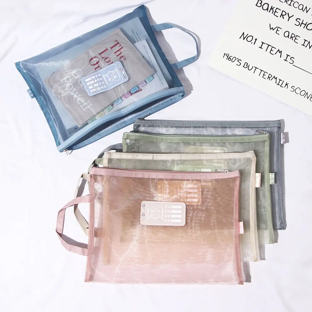 

Подарочная сумка для студентов, бумажная Защитная папка для файлов А4, сумка на молнии, карман для файлов, сумка для хранения документов