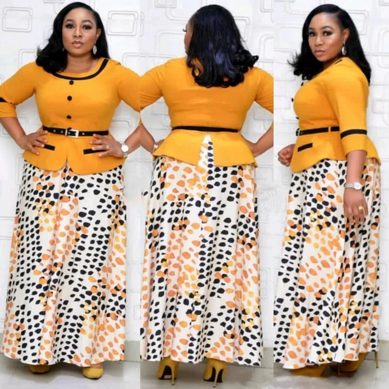 

5XL 6XL Plus Size African Dresses For Women Africa Clothes Maxi Dress Print Dashiki Ladies Ankara Big Size Dress Vetement Femme