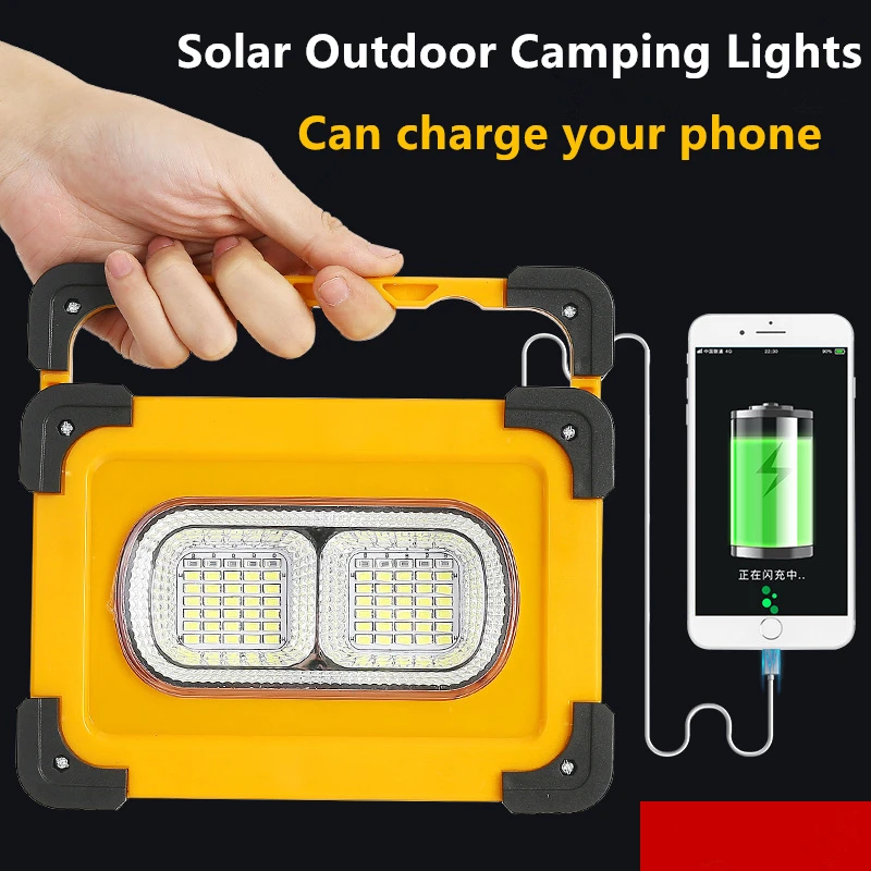 

Solar Outdoor Portable Lighting Multifunctional Power Bank Use Power Outage Emergency Light Portable Camping Fishing Tent Light