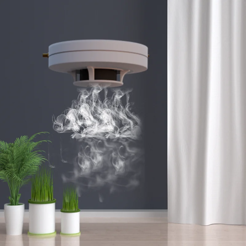 Фото AC102 Заводской ценный датчик сигнализации LoRaWAN Платформа IoT Беспроводной Wi-Fi детектор пожара и дыма №2
