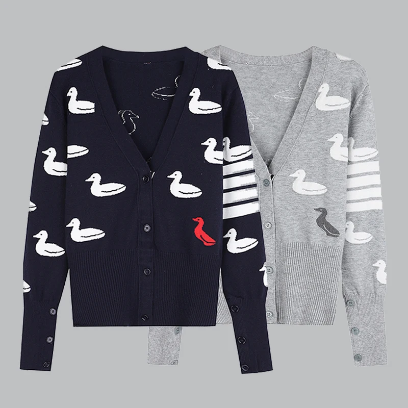 

Sweater Korean Fashion Cardigan Women Sweaters Knitted Cardigans Y2k Tops 2022 Clothes Autumn Winter Long Sleeve Kawaii Clothing