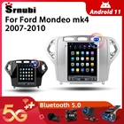 Srnubi Android 11 для Tesla Style автомобильное радио для Ford Mondeo mk4 Galaxy AC 2007-2010 мультимедийное видео 2Din 4G Carplay навигация