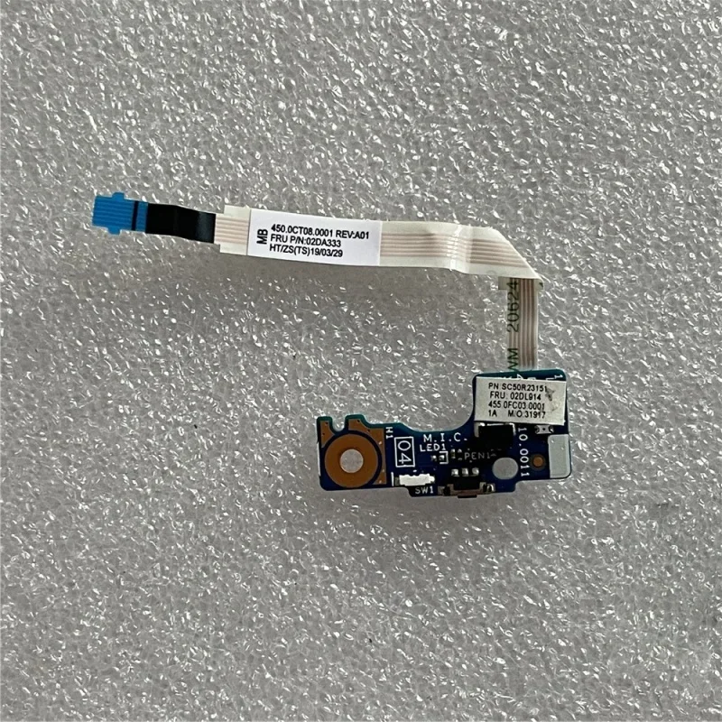 Для thinkpad yoga l380 l390 s2 switch board Start небольшая плата С ПЛОСКИМ КАБЕЛЕМ 02dl914 100% ТЕСТ ОК